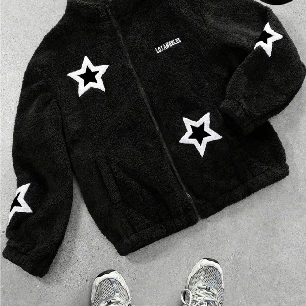 Los Angeles Black Star Fleece Jacket